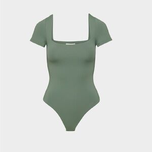 Aritzia Babaton Green Bodysuit
